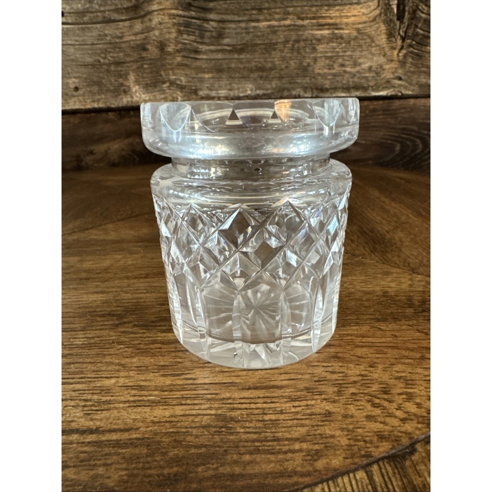 WATERFORD CRYSTAL IRELAND Lismore Pattern BISCUITCANDY COOKIE BARREL JAR